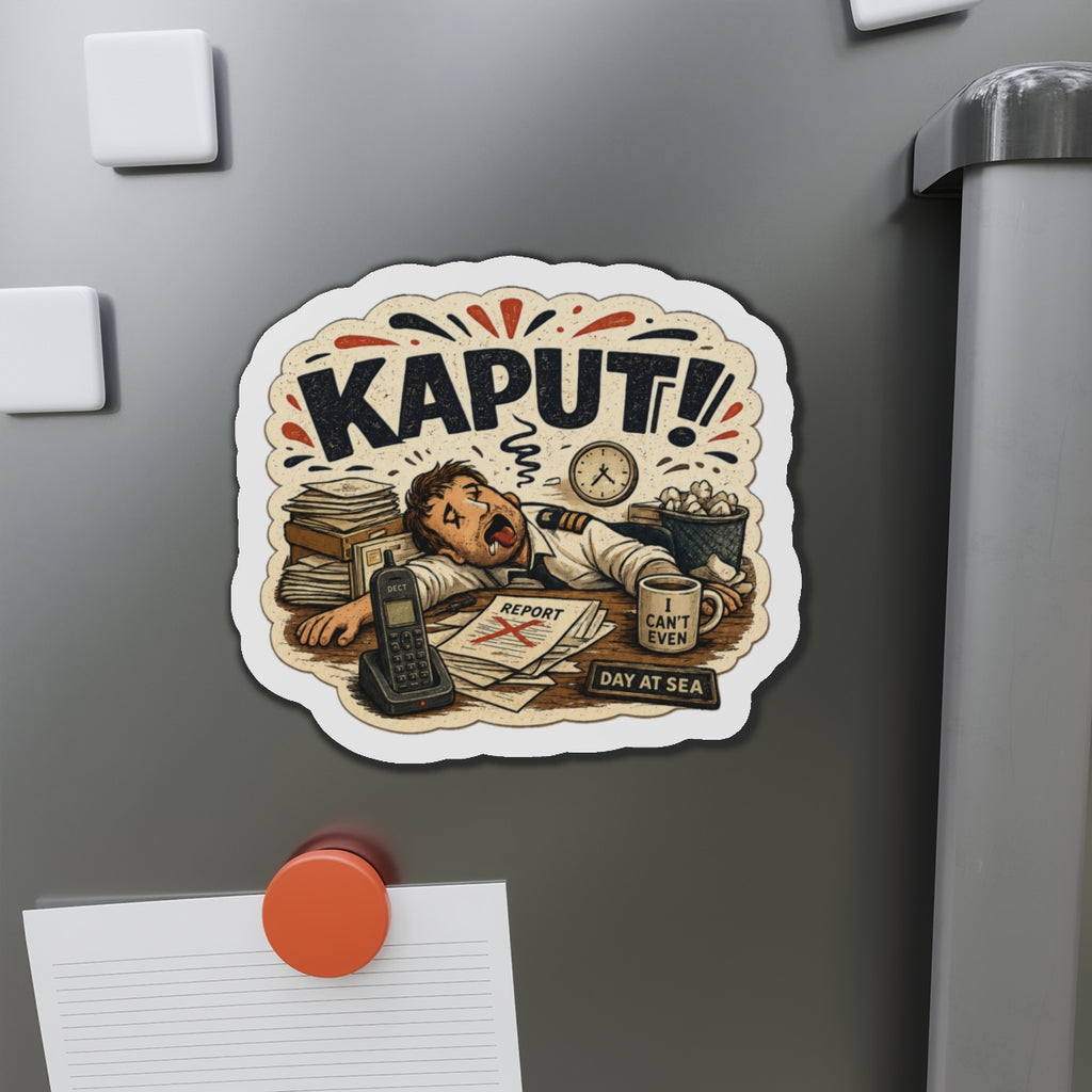 Kaput B — Cruise Meme Die-Cut Magnet