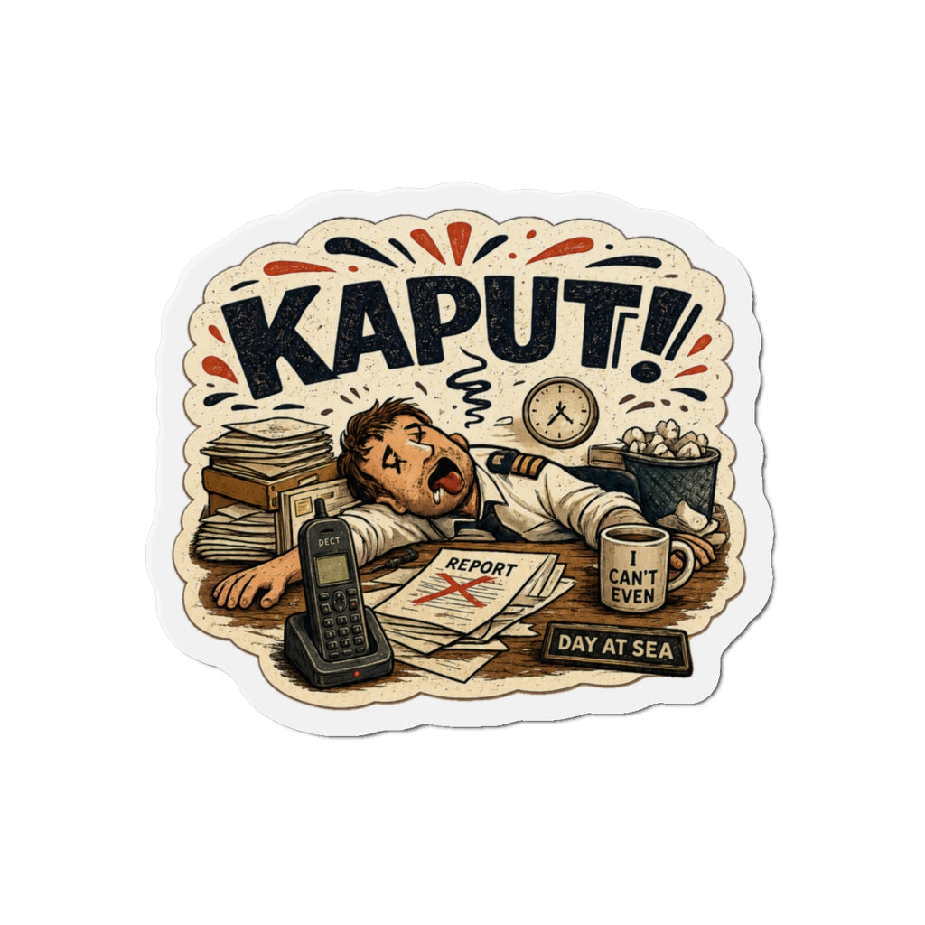 Kaput B — Cruise Meme Die-Cut Magnet